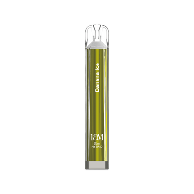 1AM Banana Ice Slim Hybrid disposable vape