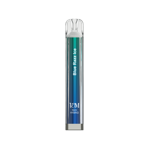 1AM After Midnight Blue Razz Ice Slim Hybrid disposable vape