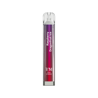 1AM Raspberry Dragonfruit Ice Slim Hybrid disposable vape